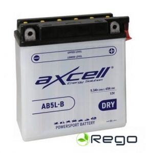 Axcell Akumulators DRY 5Ah 65A -/+ 12V 120x60x130mm (AXC200113/AB5L-B)
