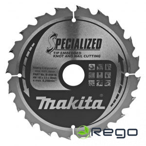 Makita Zāģripa kokam ar naglām HM 185x30x20T (B-09416)