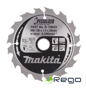 Makita zāģripa HM 136x20x1,5mm (B-10643)