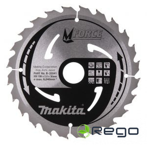 Makita Zāģripa Kokam 190X2X30mm T.C.T. 15° T24 M-FORCE (B-32041)