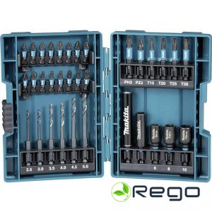 Makita Uzgaļu/urbju komplekts IMPACT 33gab. (B-66896)