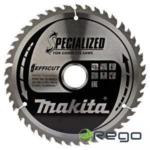Makita Zāģripa EFFICUT 190X1.45X30mm 23° T45 T.C.T. (B-68622)