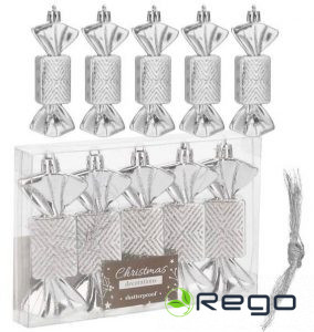 Ziemassvētku eglīšu rotājumu komplekts Springos konfektes CA0165