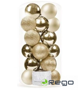 Ziemassvētku bumbiņas Springos CA0843 20gab