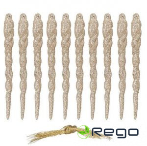 Ziemassvētku eglītes rotājumi Springos CA0861 12cm 10gab