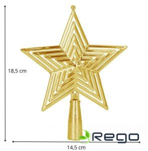 Ziemassvētku egles zvaigzne Springos CA1199 18,5cm