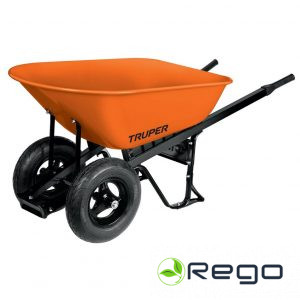 Truper Divriteņu dārza ķerra ar metāla tilpni 118L (CAR-82)