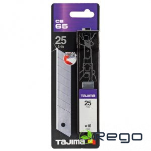 Tajima nolaužami asmeņi 25mm, DORA Endura-Blade, iepakojumā 10 asmeņi