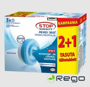 Mitruma Absorbētāja tabletes Ceresit REF 3x450g PROMO