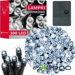 Ziemassvētku lampiņas Springos CL0534 300 LED 21,5m auksti balta
