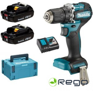 Makita DDF487RAJ Akumulatora urbjmašīna 18V, 2x2Ah, BL