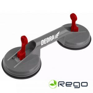 Dedra DED06P02 Dubults stiklu piesūceknis 2x118mm, maks. 60kg.