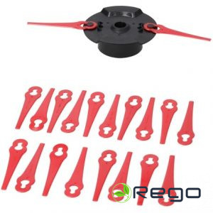 Dedra DED69901 Trimmera galviņa ar plastmasas asmeņiem,  20 gab.