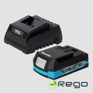 Dedra DED7030B01 komplekts: DED7032 akumulators 2,0Ah + DED7038 lādētājs