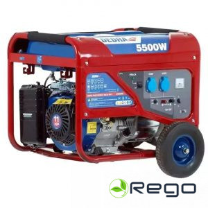 Dedra DEGB6500K Ģenerators, jauda 5,5kW, vara motora tinums