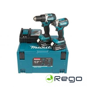 Makita DLX2189TJ instrumentu k-ts 18V 2x5.0Ah