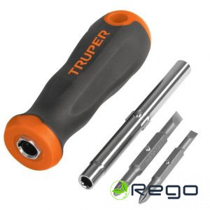 Truper Skrūvgriezis ar maināmiem 6 uzgaļiem (DT-4)