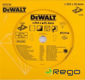 DeWalt Dimanta ripa 254x25,4mm (akmens, betons, porc., gran.)