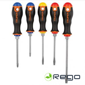 Truper Skrūvgriežu komplekts, ergonomisks rokturis, 5 gab. (DTJ-5B)