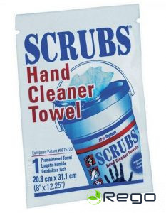 Mitrās salvetes Scrubs viens iepak.