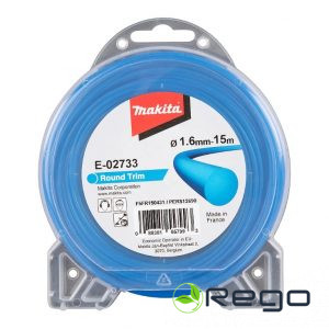 Makita trimmeraukla 1.6mm/15m Apaļa (E-02733)