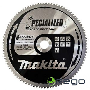Makita T.C.T. Zāģripa alumīnijam 305x30x2MM -3, T96, EFFICUT Aluminum