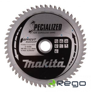 Makita Zāģripa alumīnijam, 165 x 20 mm, 54T, EFFICUT T.C.T. (E-16760)