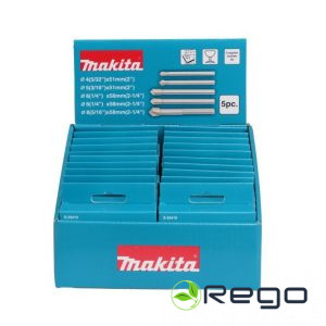 Makita Stikla un flīžu urbju komplekts, 5 daļas (E-25351)