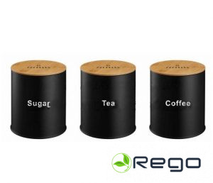 Uzglabāšanas trauku komplekts tējai, kafijai,cukuram