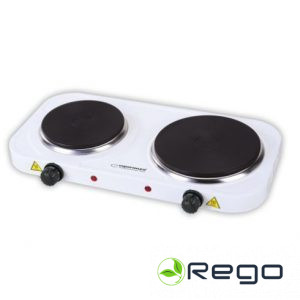 ESPERANZA Elektriskā plītiņa ar 2 sildelementiem 2500W EKH007W