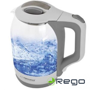 Esperanza Stikla elektriskā tējkanna EKK025W, 1.7L 1500W