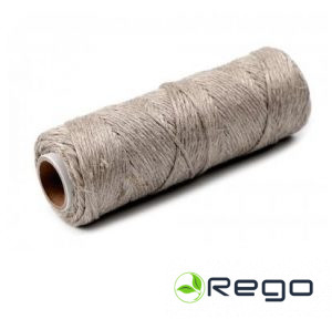 Aukla linu vītā linu/ sintētika 2mm 200g kart. spole