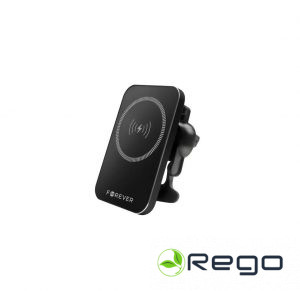 Forever MACH-100 auto bezvadu lādētājs ar magnētu 15W ventilācijas atverei