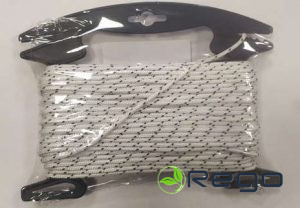 Pīta PES virve d3mm*25m +plastm.tur.