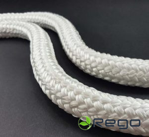 Vīta balta aukla PES HT,d1.5mm x100m, plast.turetājs