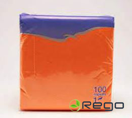 LENEK MOUETTE Salvetes oranžas 100gab.