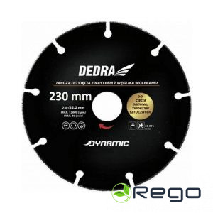 Dedra HR1006 Zāģripa 230x22,2mm kokam, plastmasai