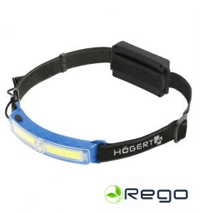 Hogert HT1E428 COB XPG USB Galvas lukturis, 6 funkcijas