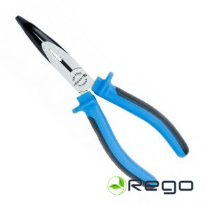 Hogert HT1P024 Pusapaļas lieces knaibles, 200 mm, CrV tērauds.