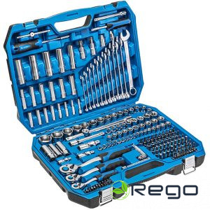 Hogert HT1R444 Instrumentu komplekts 222 gab., 1/4, 3/8, 1/2