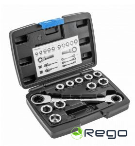 Hogert HT1R490 Muciņu komplekts ar sprūdatslēgu