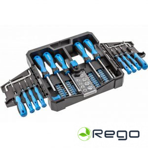 Hogert HT1S105 Skrūvgriežu komplekts 63gab.