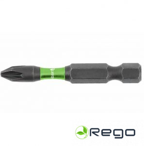 Hogert HT1S158 Trieciena skrūvgrieža uzgalis PZ3, 50mm, S2, 2 gab