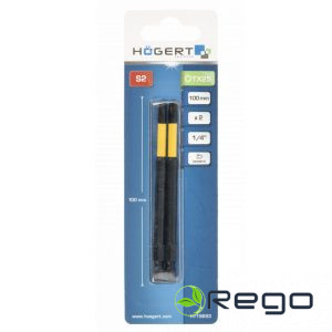 Hogert HT1S693 TX 25 Impact Bit 100 mm 2 gab