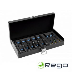 Hogert HT1S804 Uzgaļu un triecienatslēgu komplekts 4 mm - 13 mm, 21 gab.