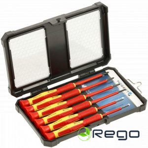 Hogert HT1S987 Precision skrūvgriežu komplekts 6gab., 1000V