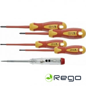 Hogert HT1S994 Elektriķa skrūvgriežu komplekts, 1000V, S2, 5gab.