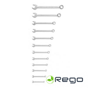 Hogert HT1W492-1 Kombinētu atslēgu komplekts, tērauds CrV, DIN 3113, 12 gb.