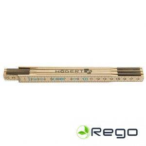 Hogert HT4M261-D Saliekamais koka mērlineāls 1M