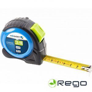 Hogert HT4M405 Mērlente 3m, 16mm, neilona, 2 pusējā